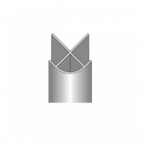 3mm 2450mm Showerwall Compact Tile Panel External Corner Trim (Choose Finish)
