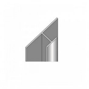3mm 2450mm Showerwall Compact Tile Panel Joining Trim (Choose Finish)