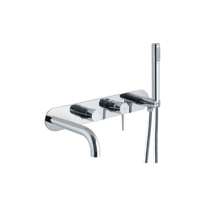 Abode  Chao Wall Mounted Bath Shower Mixer - Chrome