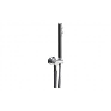 Abode Euphoria Circular Wall Outlet  Handset  and Bracket Set