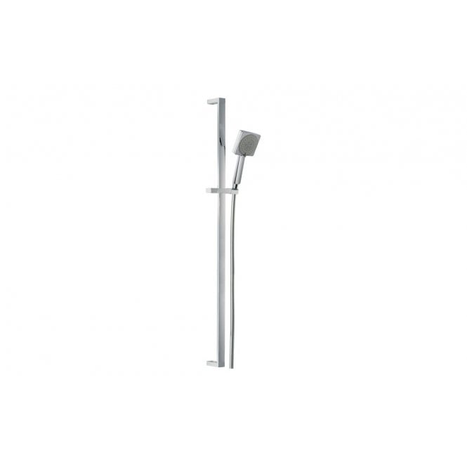 Abode  Euphoria Square Sliding Rail Shower Kit (Single Pattern) Chrome