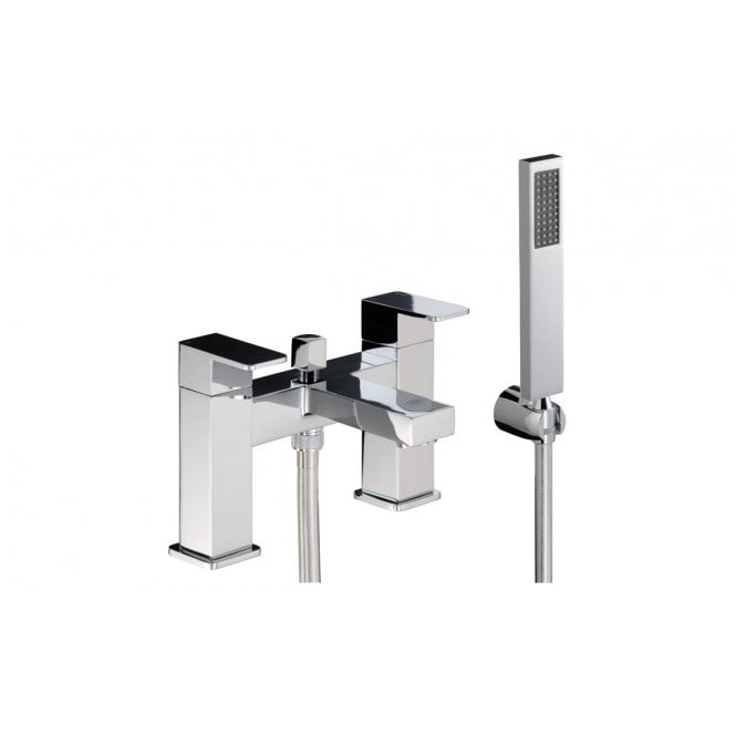 Abode  Fervour Deck Mounted Bath Shower Mixer - Chrome