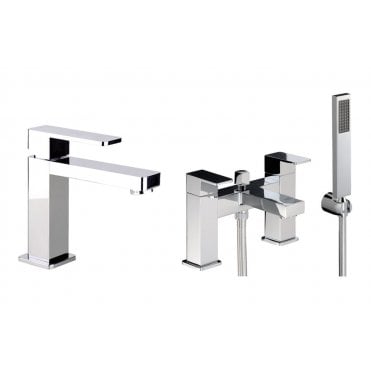 Abode Fervour Pack Offer 2 (Basin Mixer and Bath/Shower Mixer) - Chrome