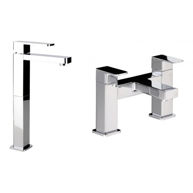 Abode  Fervour Pack Offer 3 (Tall Basin Mixer and Bath Filler) - Chrome