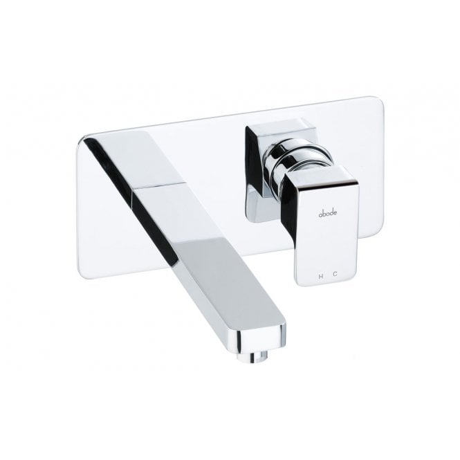 Abode  Fervour Wall Mounted Basin Mixer - Chrome