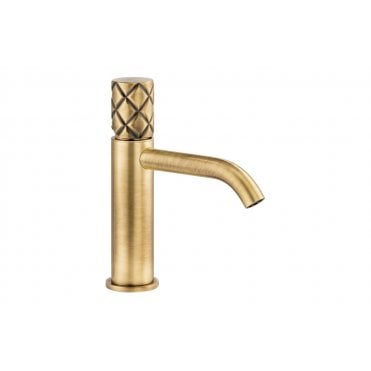 Abode Kite Basin Mixer - Antique Brass