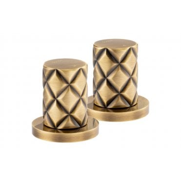 Abode Kite Deck Mounted Panel Valves - Antique Brass