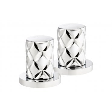 Abode Kite Deck Mounted Panel Valves - Chrome