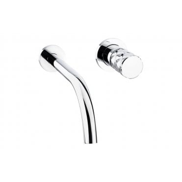 Abode Kite Wall Mounted Basin Mixer - Chrome