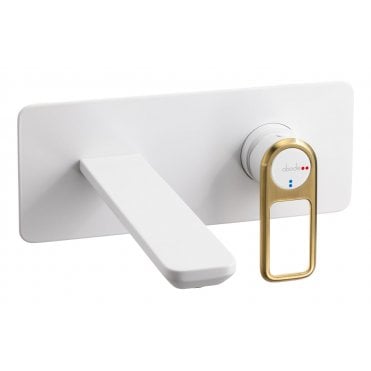 Abode Levarto Wall Mounted Basin / Bath Mixer