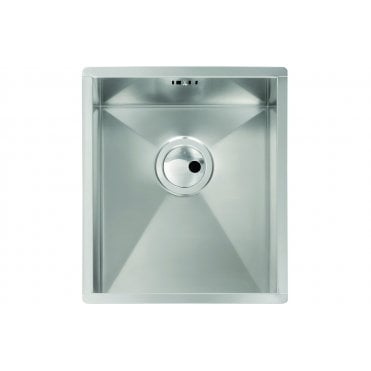 Abode Matrix R0 340mm Square 1 Bowl Undermount Sink - St/Steel