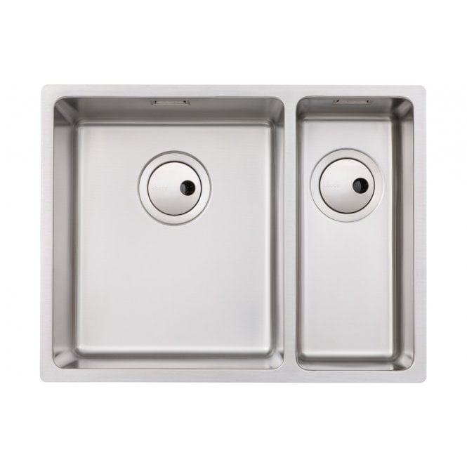 Abode  Matrix R15 1.5 Bowl Left Hand Main Bowl Undermount/Inset Sink - St/Steel