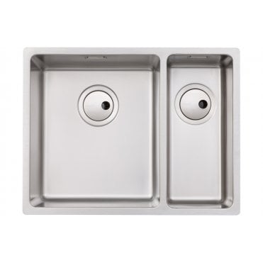Abode Matrix R15 1.5 Bowl Left Hand Main Bowl Undermount/Inset Sink - St/Steel