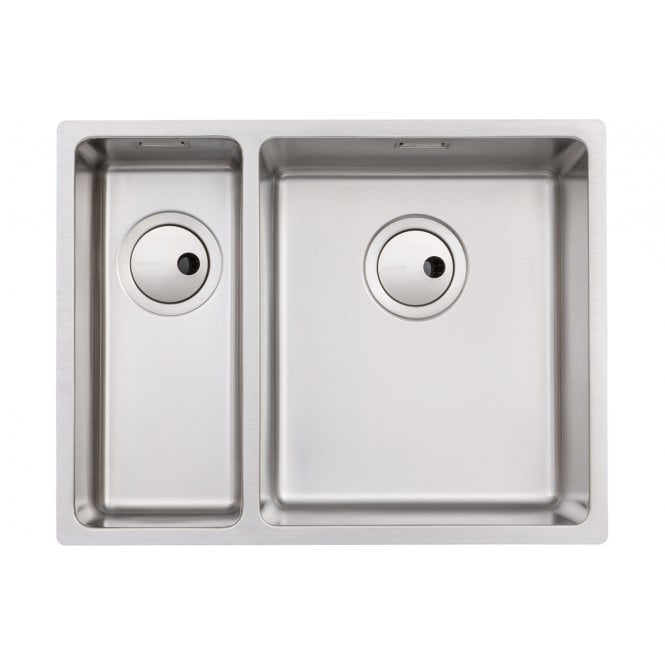 Abode  Matrix R15 1.5 Bowl Right Hand Main Bowl Undermount/Inset Sink - St/Steel