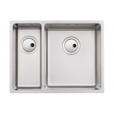 Abode Matrix R15 1.5 Bowl Right Hand Main Bowl Undermount/Inset Sink - St/Steel
