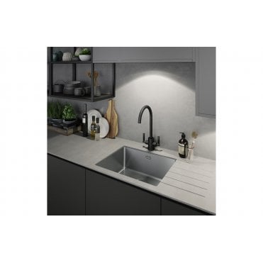 Abode Matrix R15 1 Bowl 500mm Undermount/Inset Sink - St/Steel