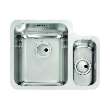 Abode Matrix R50 1.5 Bowl LHMB Undermount Sink - St/Steel