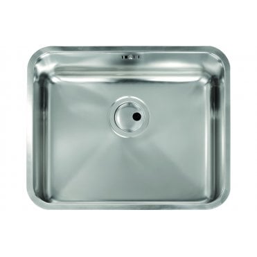 Abode Matrix R50 1 Bowl 500mm Undermount Sink - St/Steel