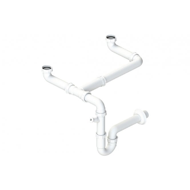 Abode  Multi Bowl Pipework Kit - White