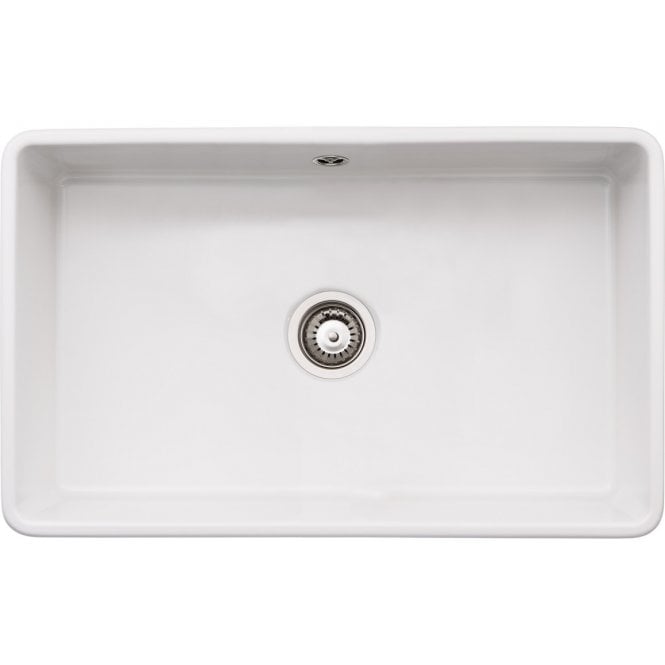 Abode  Provincial Large 1 Bowl Undermount Sink - White