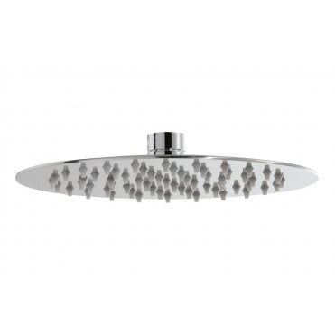 Abode Storm Slimline 200x200x3mm Circular Showerhead Stainless Steel