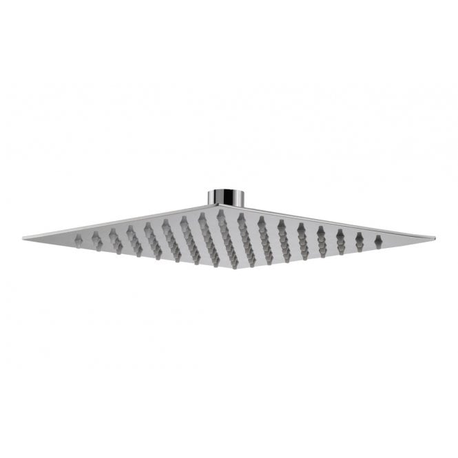 Abode  Storm Slimline 200x200x3mm Square Showerhead Stainless Steel