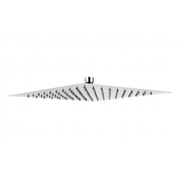 Abode Storm Slimline 300x300x3mm Square Showerhead Stainless Steel