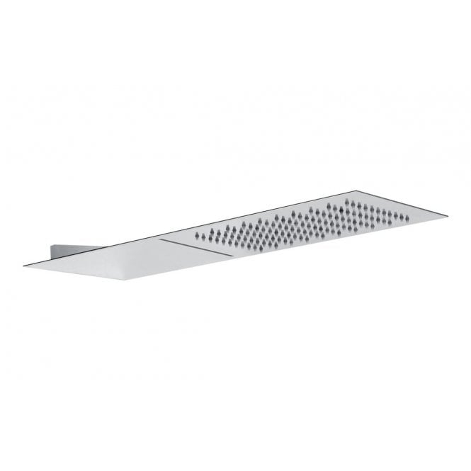 Abode  Storm Slimline 3mm Wall Mounted Waterfall Showerhead Stainless Steel