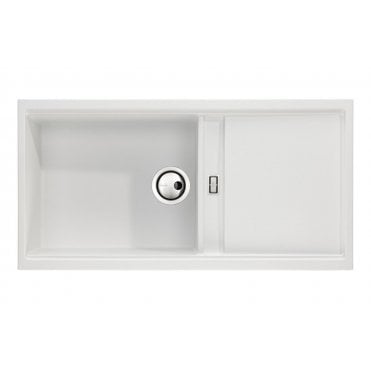 Abode Syncronist Large 1¼ Bowl & Drainer Inset/Undermount Sink