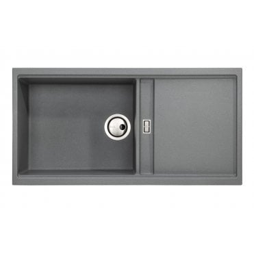 Abode Syncronist Large 1¼ Bowl & Drainer Inset/Undermount Sink