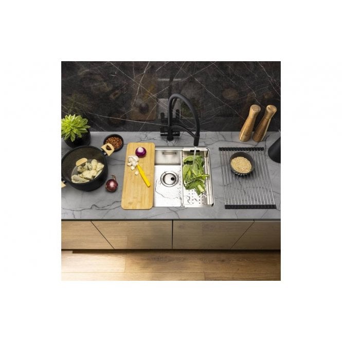 Abode  System Sync 1 Bowl Large Main Bowl & Accessory Trio Pack - St/Steel