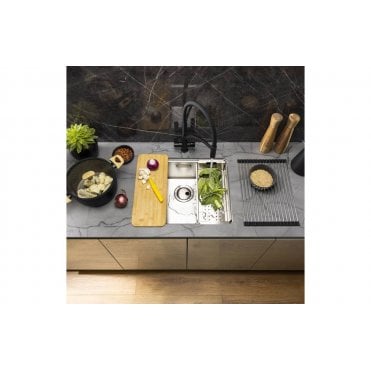 Abode System Sync 1 Bowl Large Main Bowl & Accessory Trio Pack - St/Steel