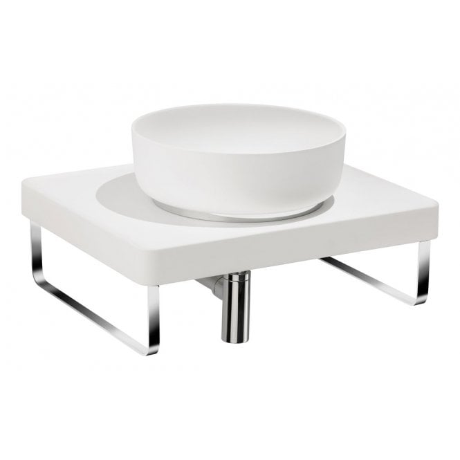 Abode  Tableau/Cava Shelf and Round Basin Set (Choose Finish)
