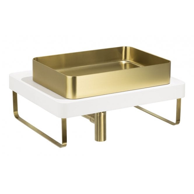 Abode  Tableau/Iox Shelf & Tablet Basin Set (Choose Finish)
