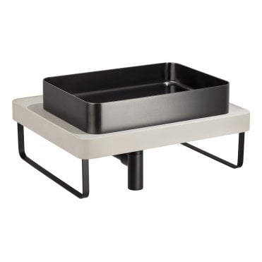 Abode Tableau/Iox Shelf & Tablet Basin Set (Choose Finish)