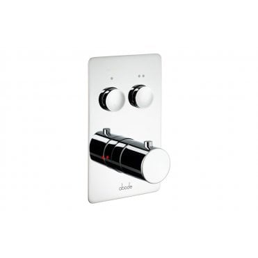 Abode Uno Concealed Push Button Shower Control, 2 outlets
