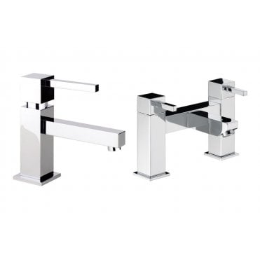 Abode Zeal Pack Offer 1 (Basin Mixer and Bath Filler) - Chrome