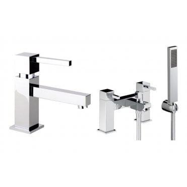 Abode Zeal Pack Offer 2 (Basin Mixer and Bath/Shower Mixer) - Chrome