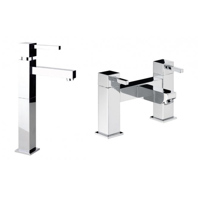 Abode  Zeal Pack Offer 3 (Tall Basin Mixer and Bath Filler) - Chrome