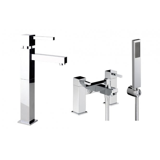 Abode  Zeal Pack Offer 4 (Tall Basin Mixer and Bath/Shower Mixer) - Chrome
