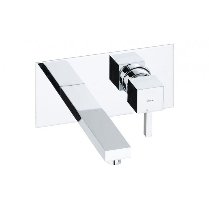 Abode  Zeal Wall Mounted Basin Mixer - Chrome