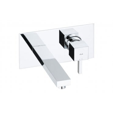 Abode Zeal Wall Mounted Basin Mixer - Chrome