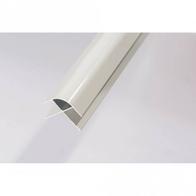 Aqua Wall Panels Aqua Aluminium External Corner Trims For 10mm Panels (Choose Finish)