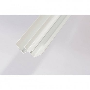 Aqua Aluminium Internal Corner Trims For 10mm Panels (Choose Finish)