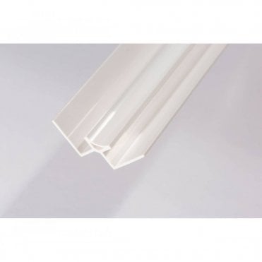 Aqua PVC Internal Corner Trims For 10mm Panels (Choose Finish)