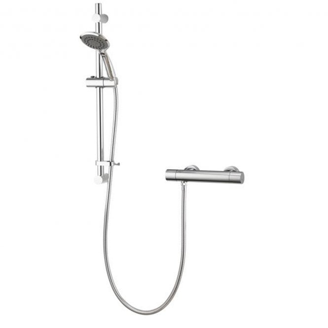 Aqualisa  Cool Touch Shower Valve With Fast Fix Kit - Lp/Hp - Chrome - Chrome