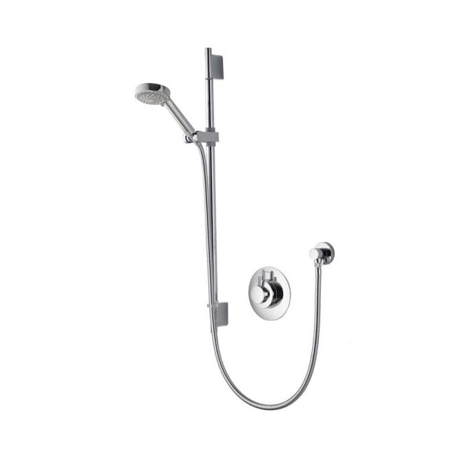 Aqualisa  Dream Concealed Valve With Slide Rail Kit - Chrome