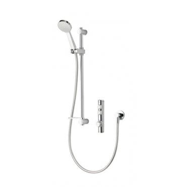 Aqualisa I system Smart Concealed Shower With Slide Rail Kit - Gravity Pumped - Chrome