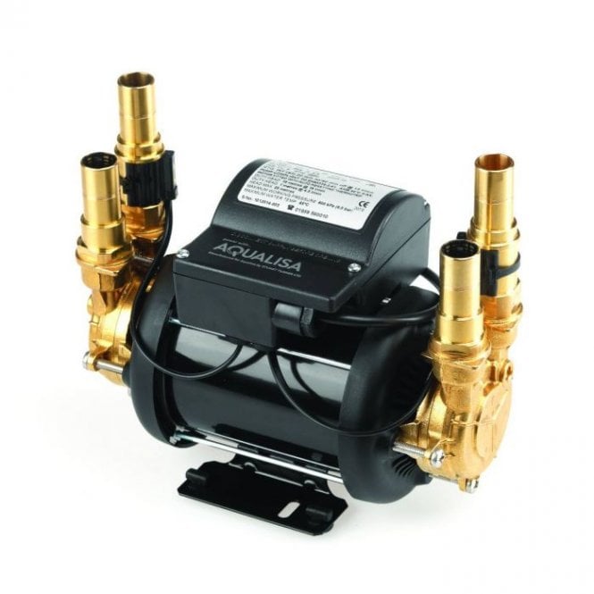 Aqualisa  Mach Shower Pump - Mach 250 2.5 Bar Twin - Brushed Copper