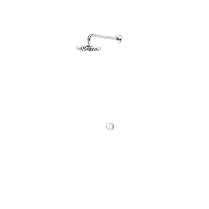 Aqualisa  Quartz Blue Concealed Shower With Wall Mounted Fixed Head - Pumped - Chrome